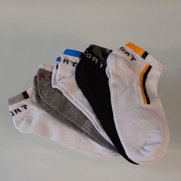 5 Pairs Graphic Socks Sport Breathable Low Cut Mixed Color One Size Unisex - Picture 5 of 6